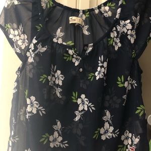 Hollister Hawaiian Blouse